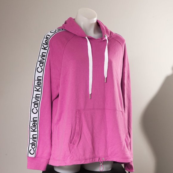 NWT CALVIN KLEIN PERFORMANCE PLUS LOGO WORKOUT HOODIE - 1X - Picture 3 of 6